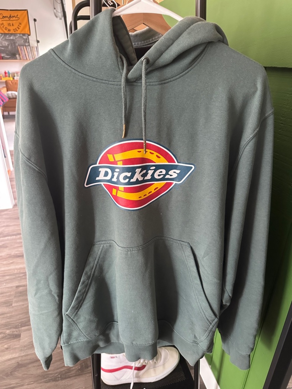 Dickies Lincoln Green Logo Pullover Hoodie